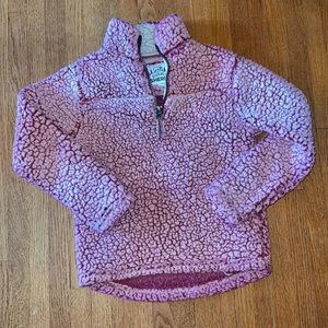 Girls quarter zip sherpa size 5/6